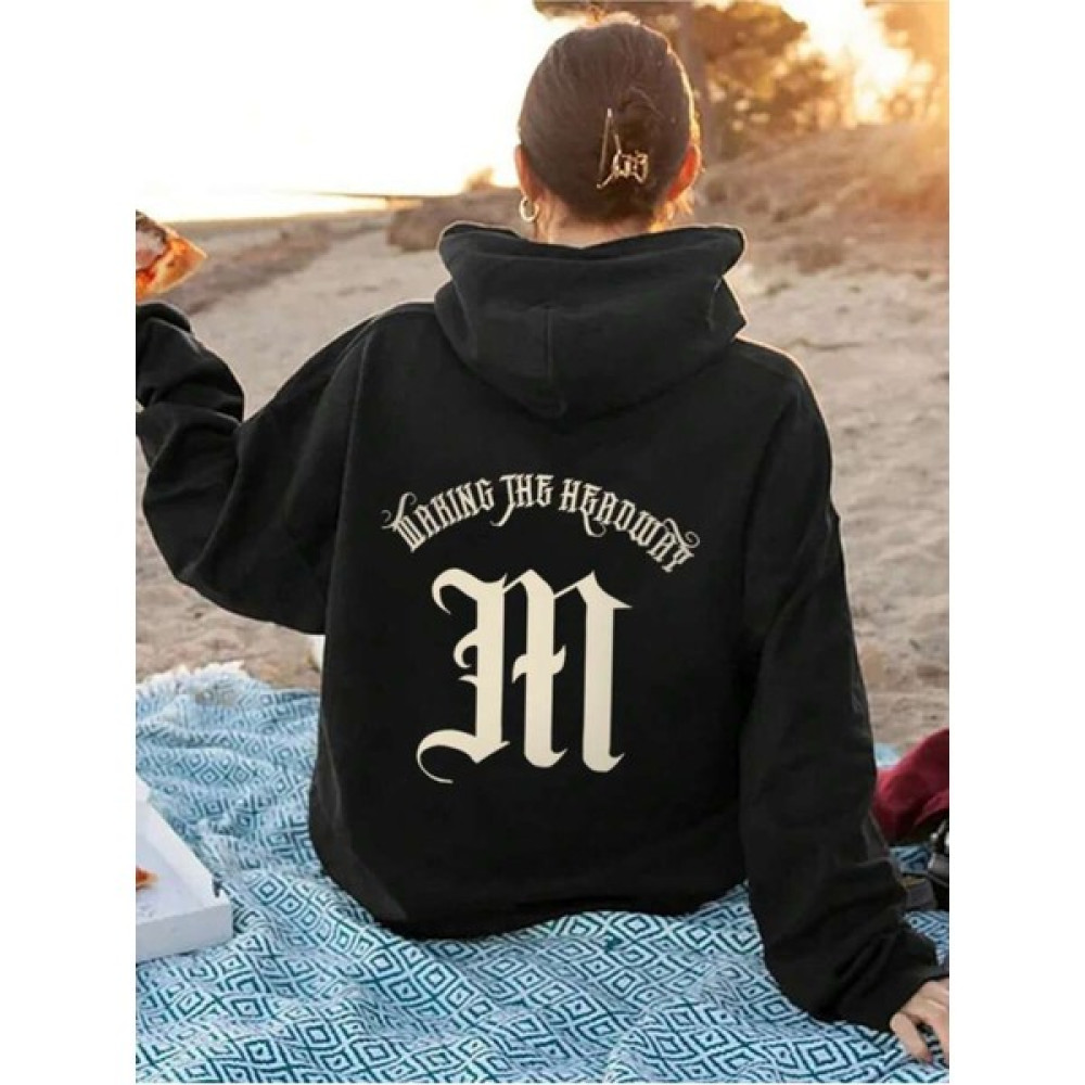 Mirsepet Unisex Making The Headway Ön Arka Baskılı Oversize Üç Ip Kapşonlu Hoodie Bayan Sweatshirt Fiyatı