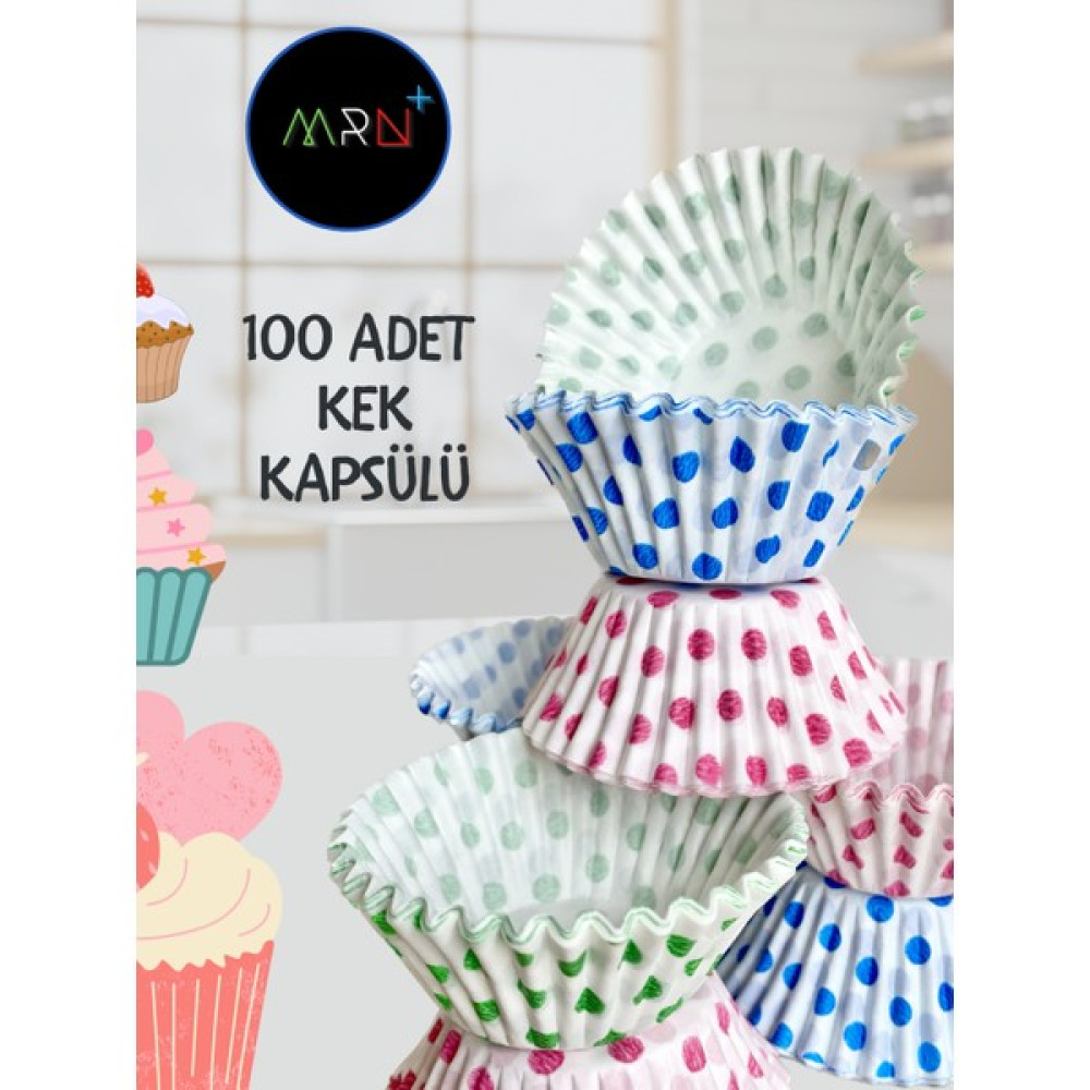 Mirvano 100 Adet Kek Kapsülü, Muffin Kağıdı, Cupcake Kağıdı, Muffin Kapsülü Kek Kalıpları Fiyatı