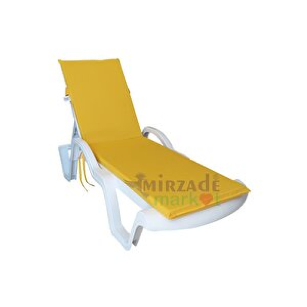Mirzade Mi̇rzade Şezlong Mi̇nderi̇ Standart Su Geçi̇rmez Malzeme-sari Bahçe Minderi Fiyatı