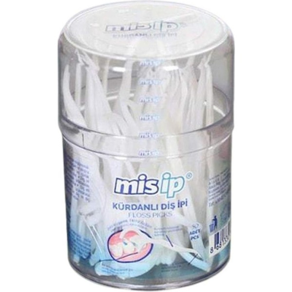 Mis Ip Misip Kürdanlı Diş Ipi 50'li Silindir Kutu Diş İpleri Fiyatı