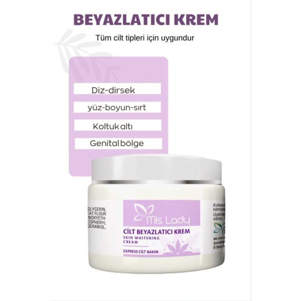 Mis Lady Ciltbeyazlatıcı Bakım KREMI-100ML Leke Kremi Fiyatı