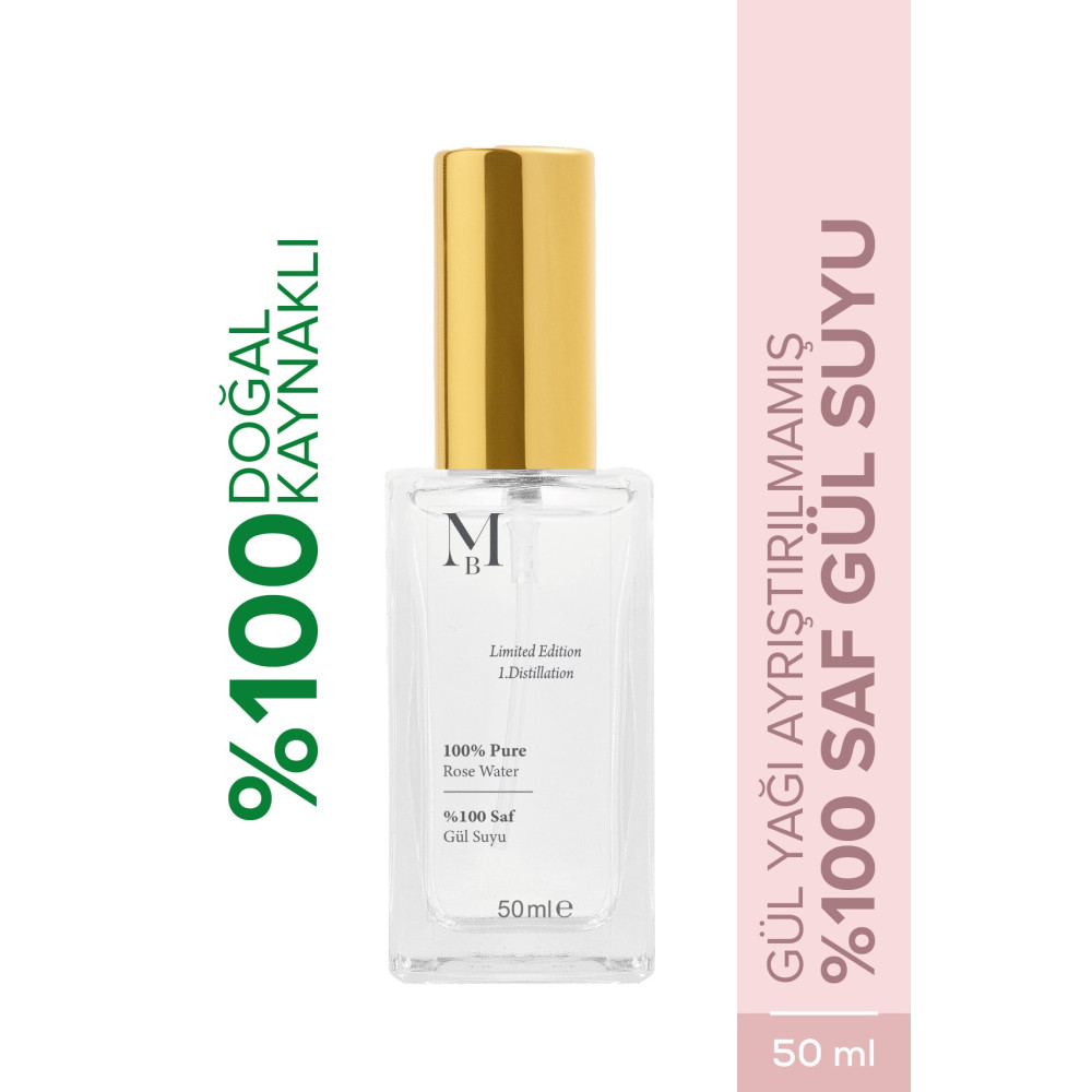 MİSBAHÇE Limited Edition Saf Gül Suyu 50 ml Cilt ve Yüz Bakımı Fiyatı