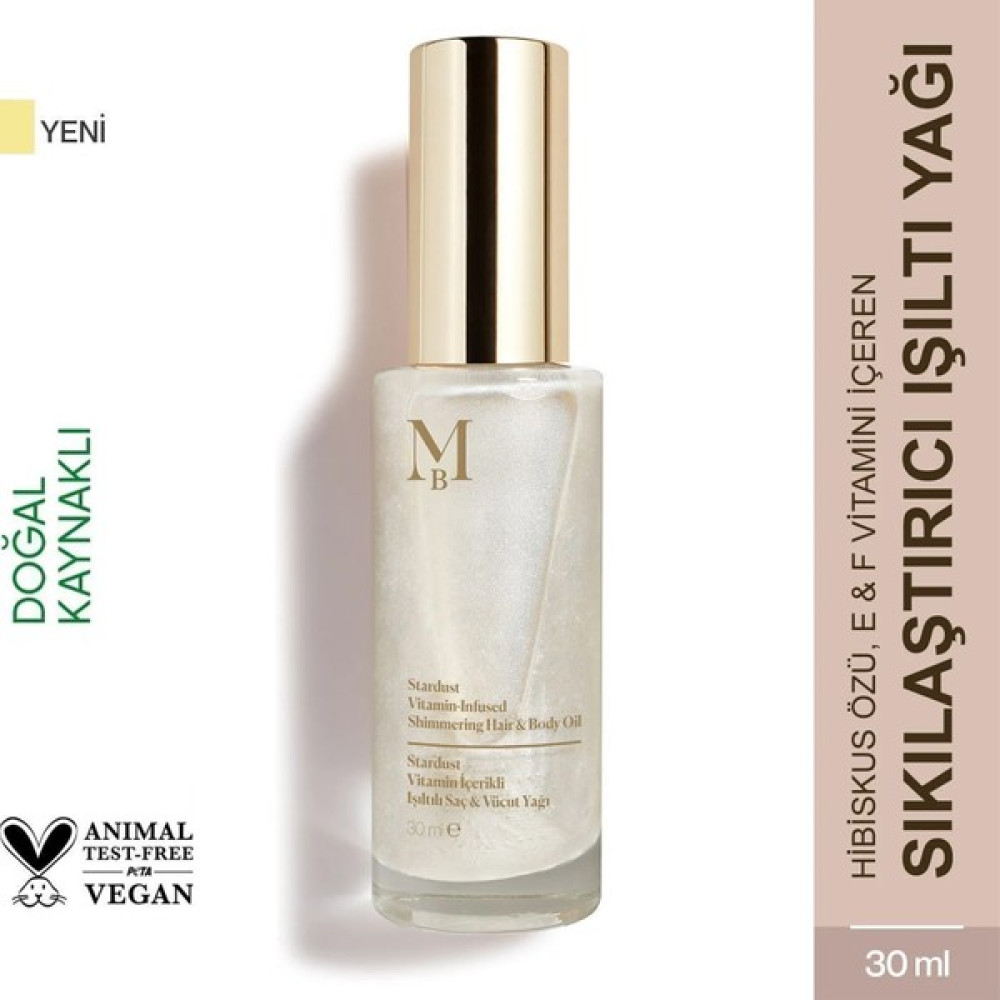 Misbahçe Stardust Vitamin İçerikli Işıltılı Saç ve Vücut Yağı 30 ml Nemlendiriciler Fiyatı