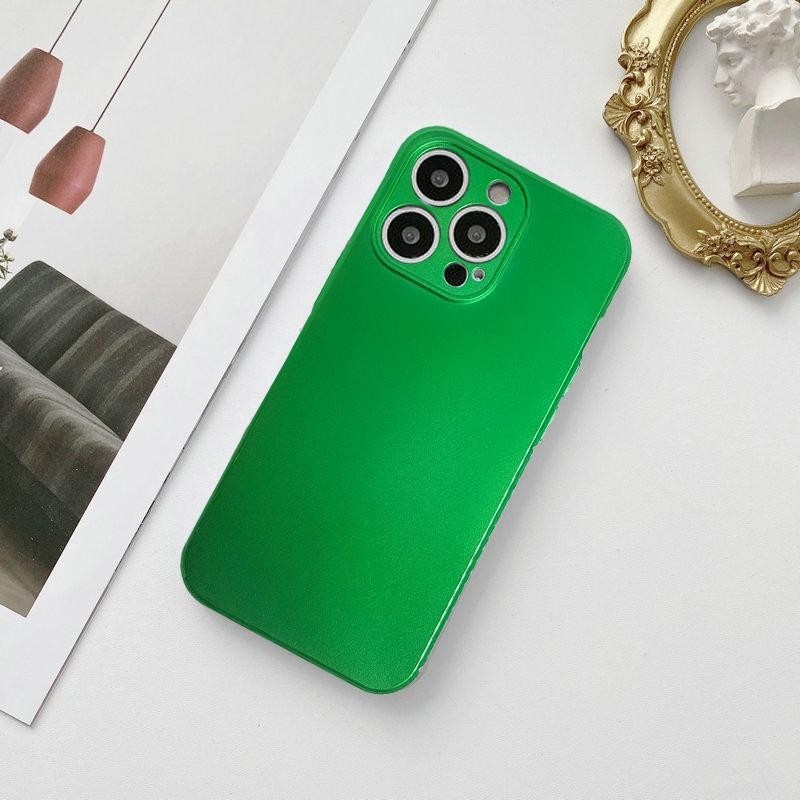 Miscase Apple iPhone 11 Metalic Renk Kamera Korumalı Kare Silikon Kılıf - Yeşil Cep Telefonu Kılıfı Fiyatı