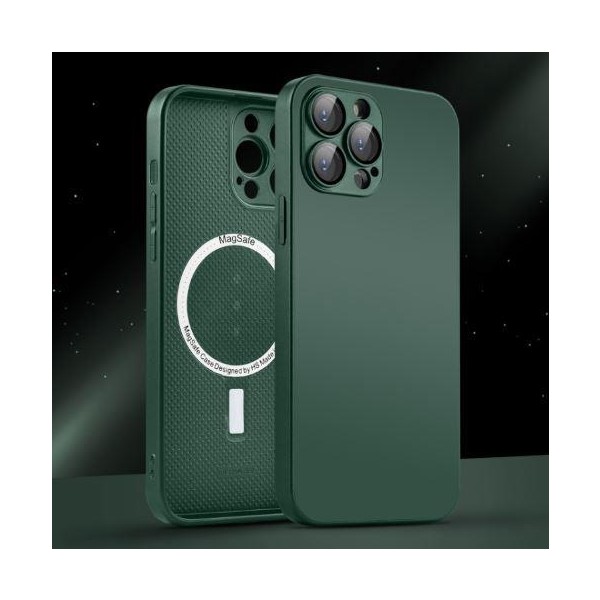 Miscase Apple Iphone 13 Pro Uyumlu Magsafe Ag Glass Buzlu Cep Telefopnu Kılıfı - Koyu Yeşil Cep Telefonu Kılıfı Fiyatı