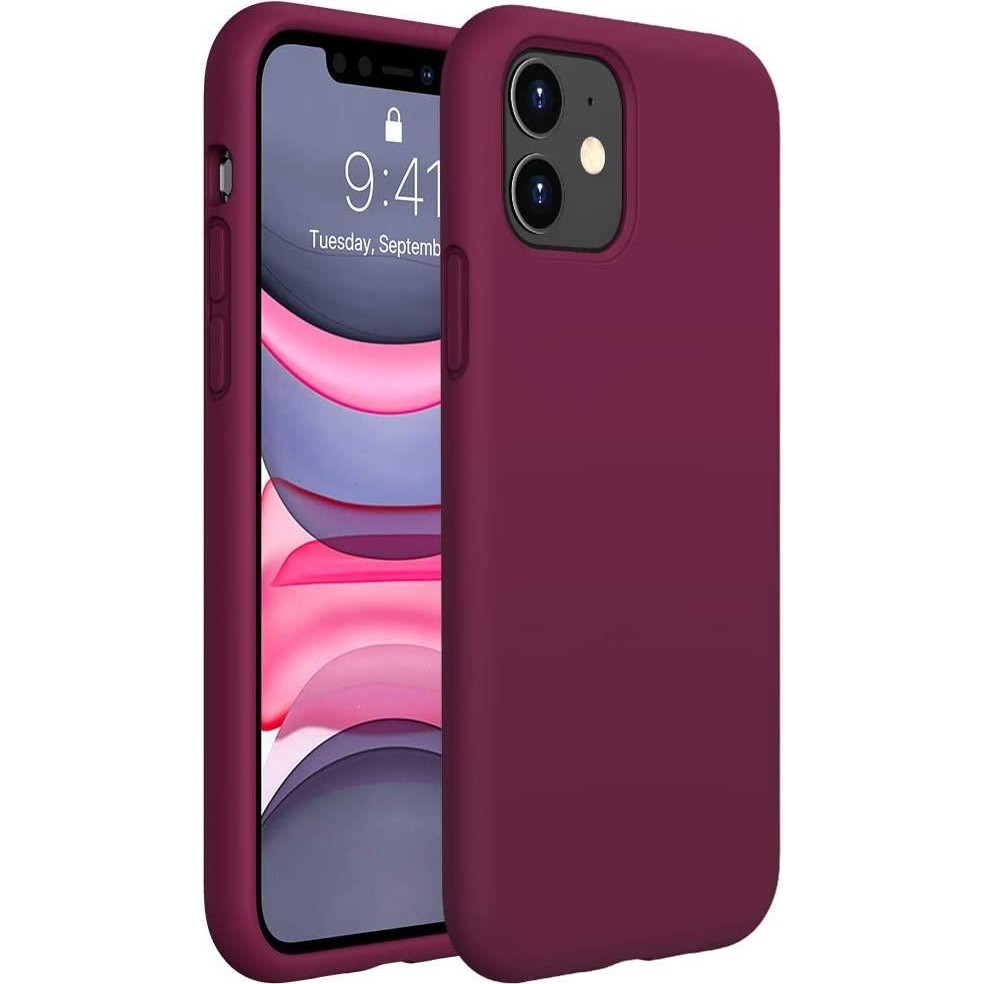 Miscase Apple iPhone x Silikon Case Mikrofiber Iç Arka Koruma Telefon Kılıfı Violet - Mürdüm Cep Telefonu Kılıfı Fiyatı