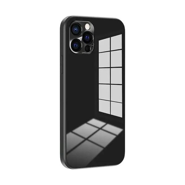Miscase iPhone 14 Parlak Cam-Kamera Korumalı Kapak&kılıf - Siyah Cep Telefonu Kılıfı Fiyatı
