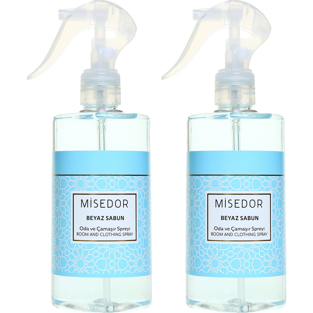 Misedor 2 li Set Beyaz Sabun Oda Kokusu ve Çamaşır Parfümü 330 ml Oda Kokusu Fiyatı
