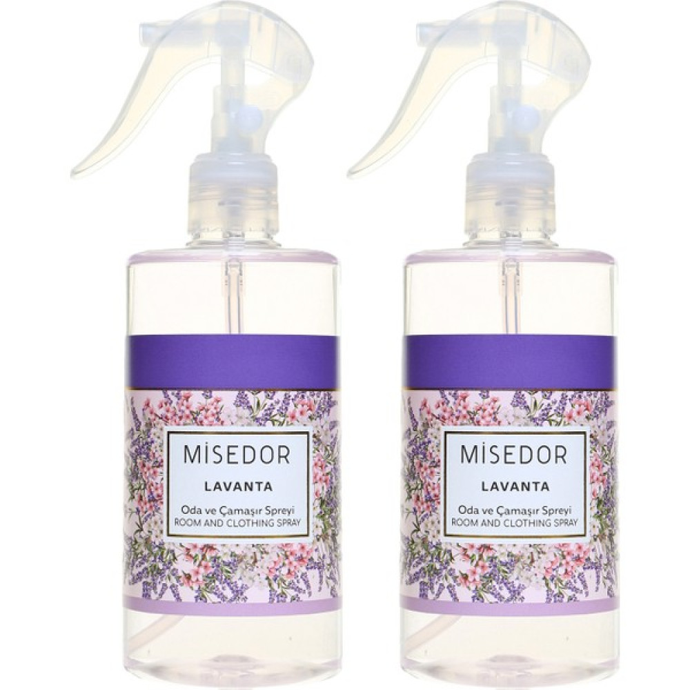 Misedor 2 li Set Lavanta Oda Kokusu ve Çamaşır Parfümü 330 ml Oda Kokusu Fiyatı