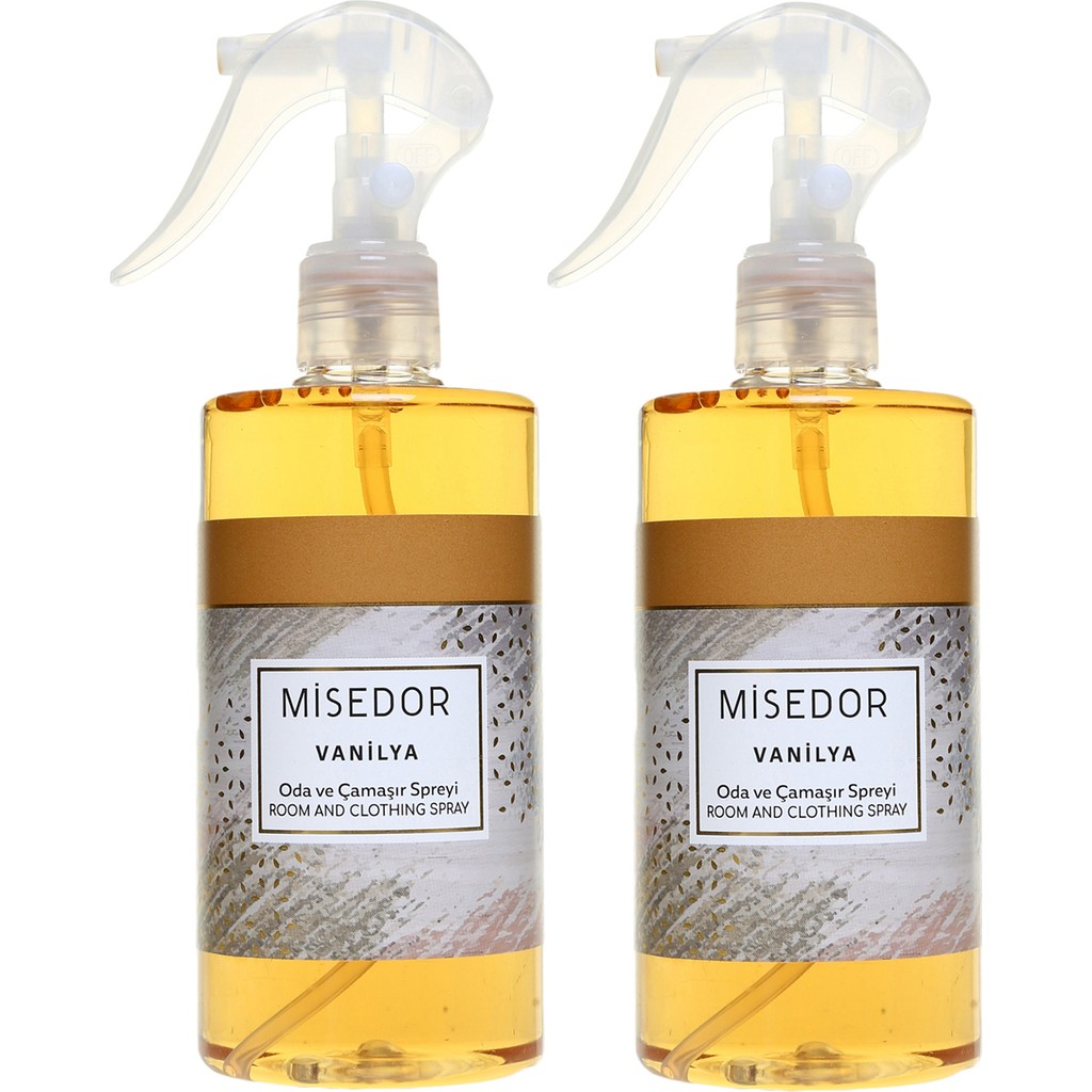 Misedor 2 li Set Vanilya Oda Kokusu ve Çamaşır Parfümü 330 ml Parfümler Fiyatı