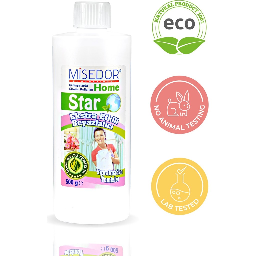 Misedor 3'ü Set Star Çamaşır Beyazlatıcı 500 gr Diğer Fiyatı