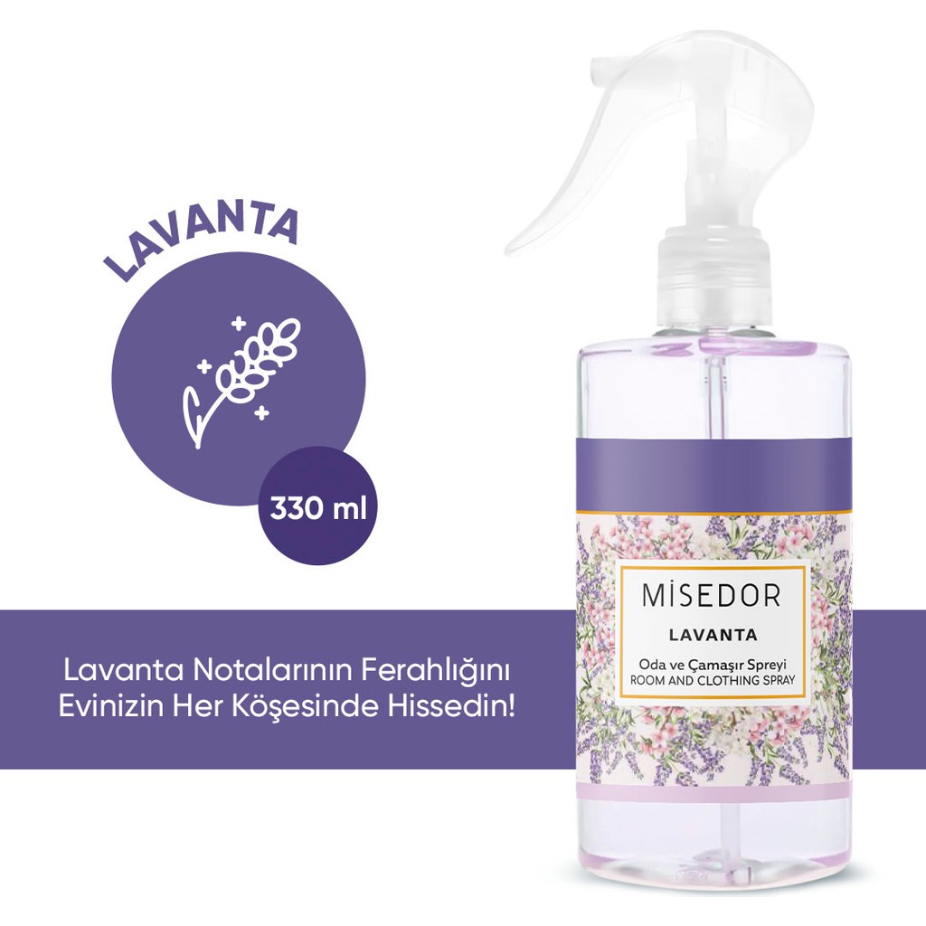 Misedor Lavanta Oda Kokusu ve Çamaşır Parfümü 330 ml Evcil Hayvan Ürünleri Fiyatı