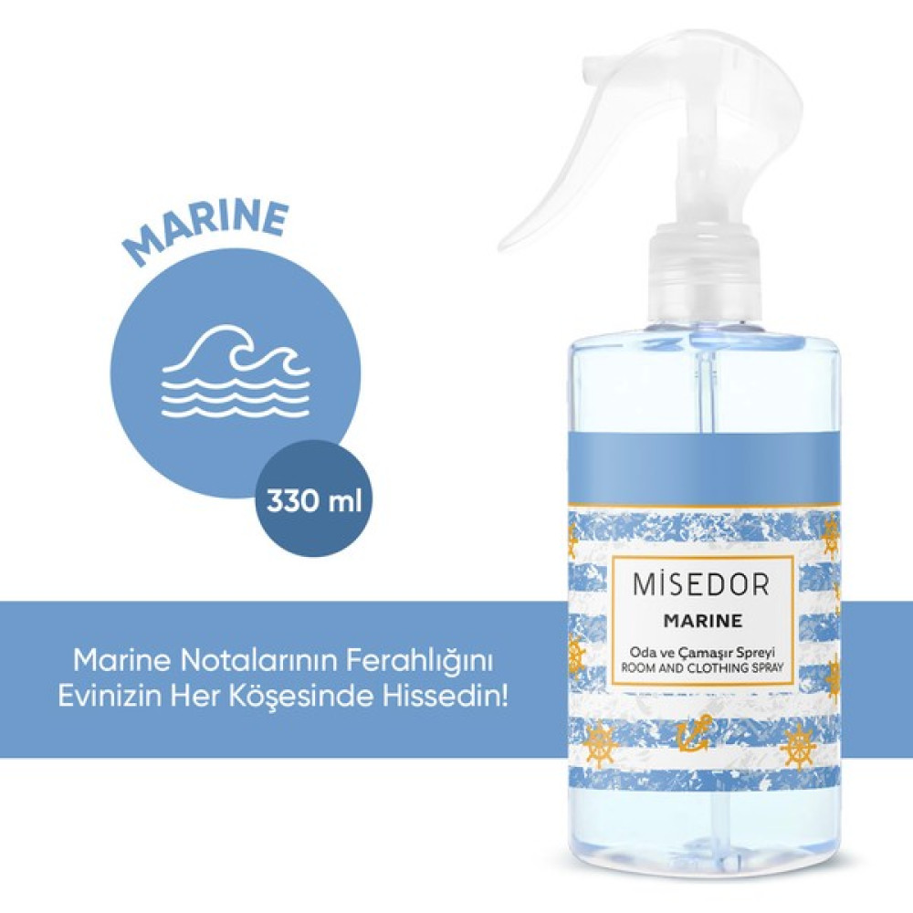 Misedor Marine Oda Kokusu ve Çamaşır Parfümü 330 ml Oda Kokusu Fiyatı