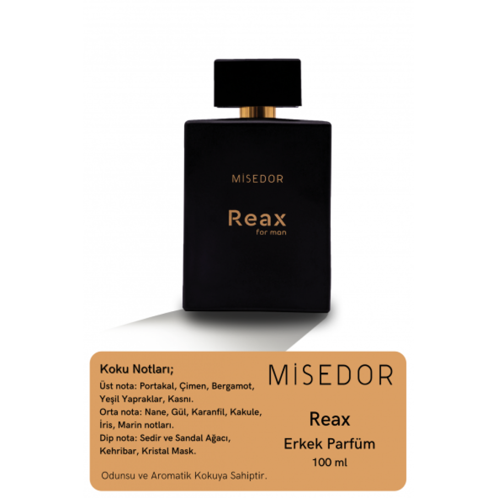 Misedor Reax Edp 100 Ml Erkek Parfum Erkek Parfümleri Fiyatı
