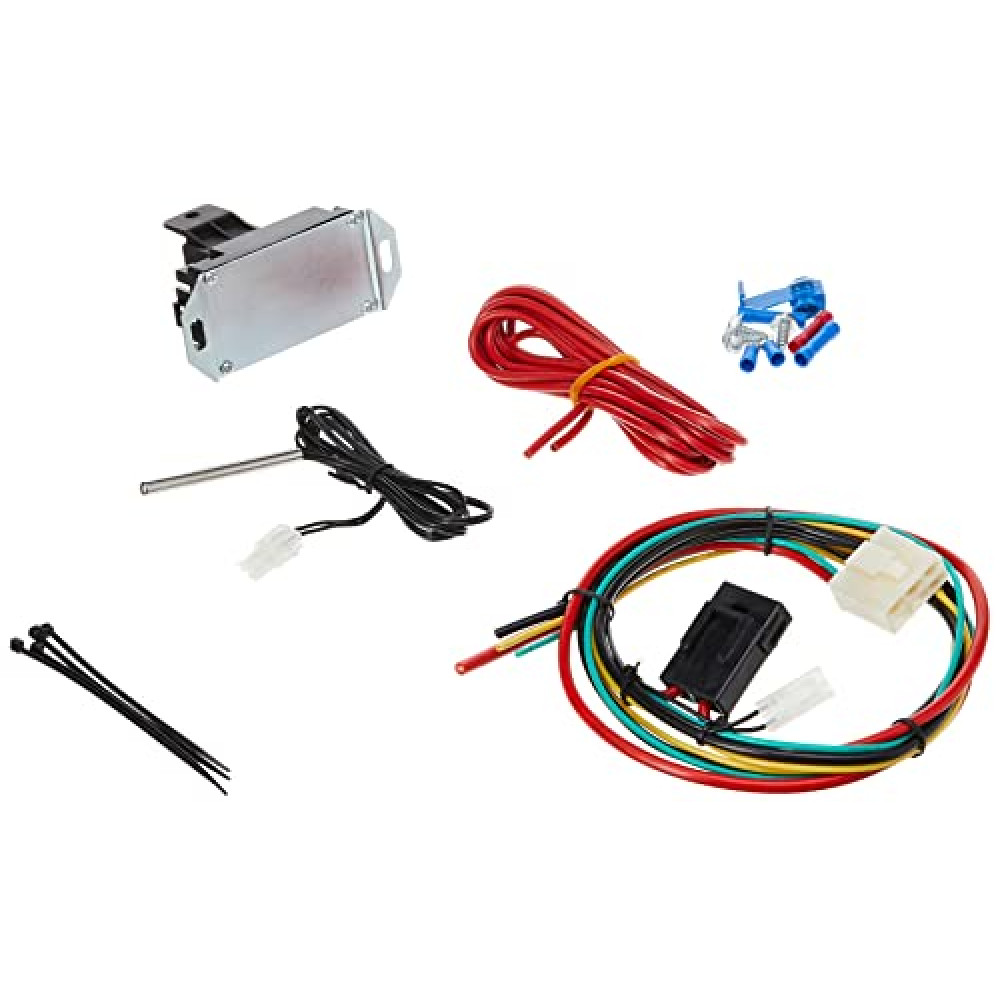 Mishimoto MMFAN-CNTL-UPROBE Adjustable Radiator Fan Controller Kit, Includes Probe Temperature Sensor, Black