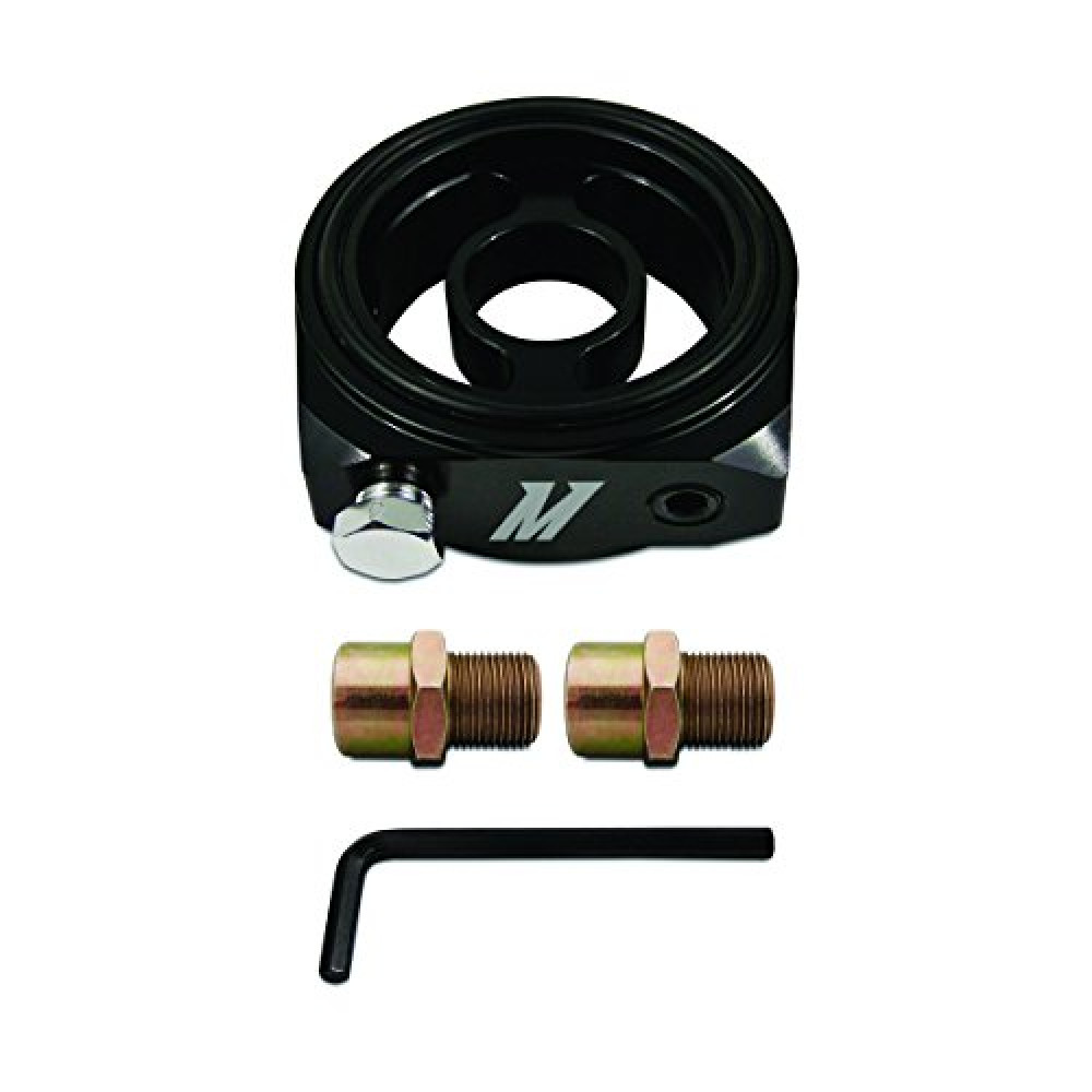 Mishimoto Oil Filter Sandwich Plate Adapter, with (3) 1/8" NPT ports