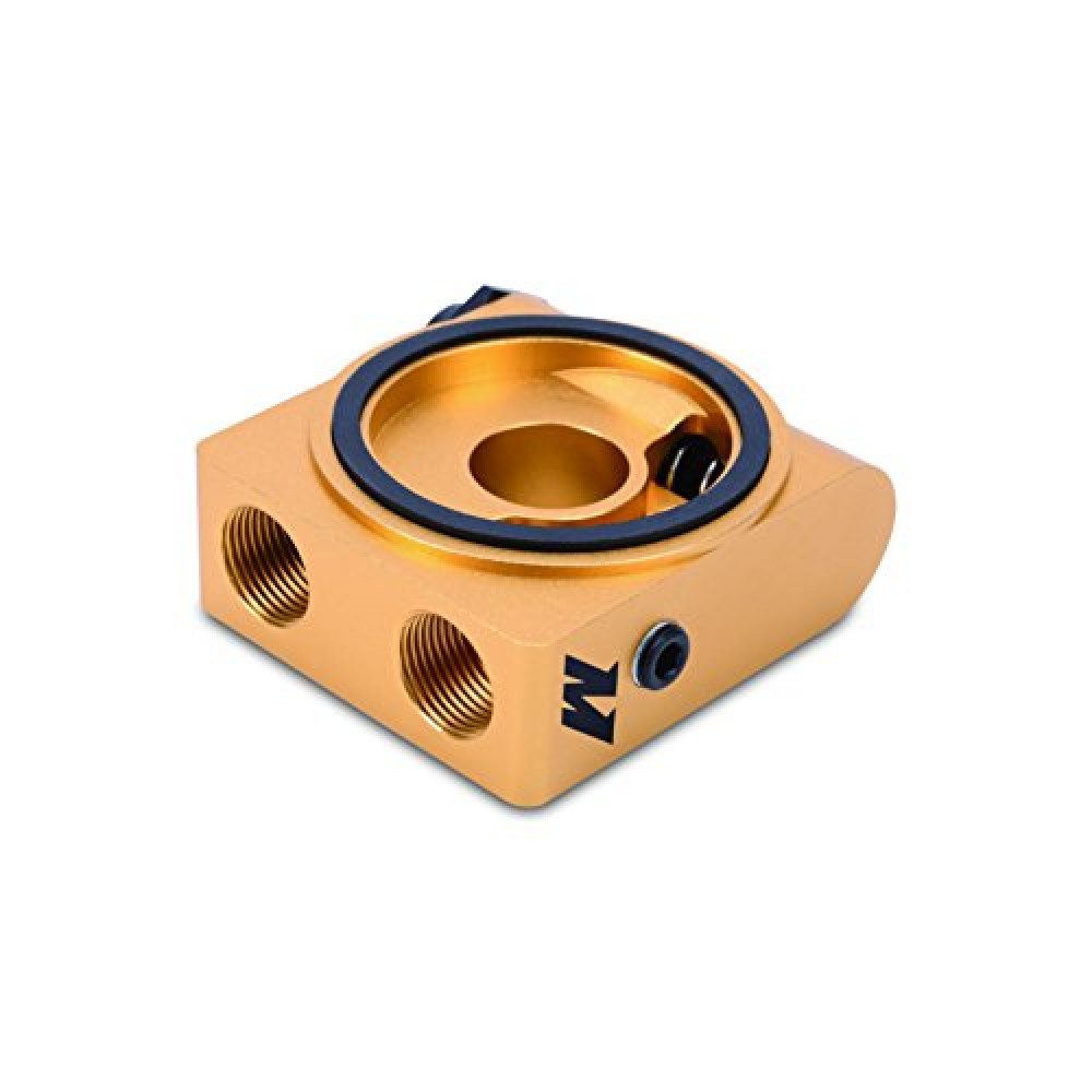 Mishimoto Oil Sandwich Plate with Rear-Mounted Thermostat