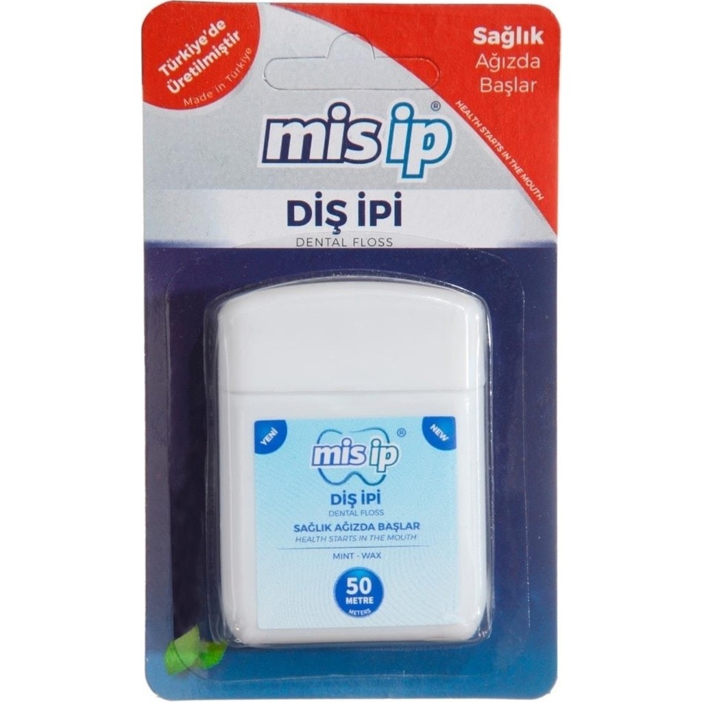 Misip 50 Mt Profesyonel Naneli Diş İpi Diş Eti Problemlerinin Önlenmesine Yardımcı Diğer Fiyatı