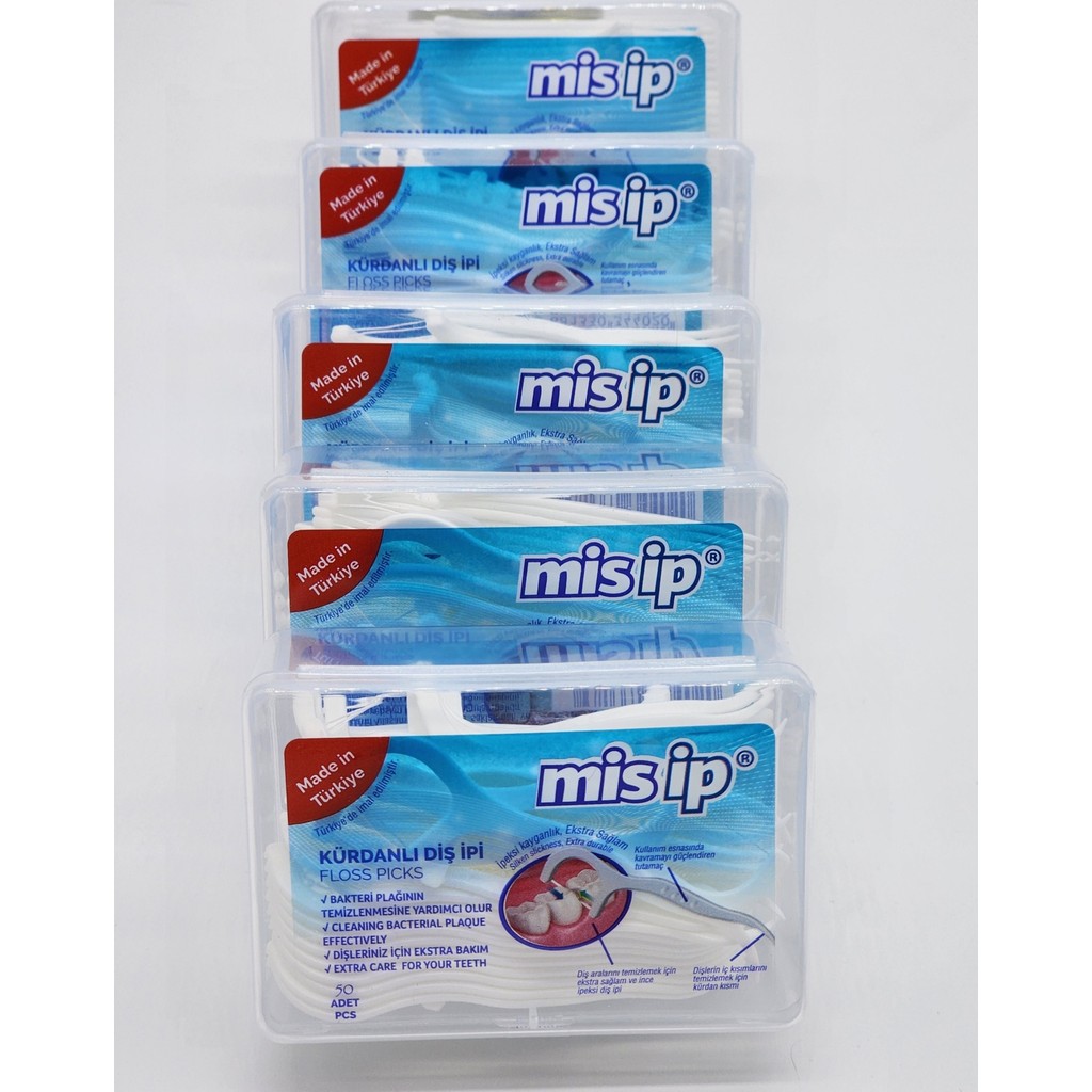 Misip Kürdanlı Diş Ipi 50'li x 5 Adet Diğer Fiyatı