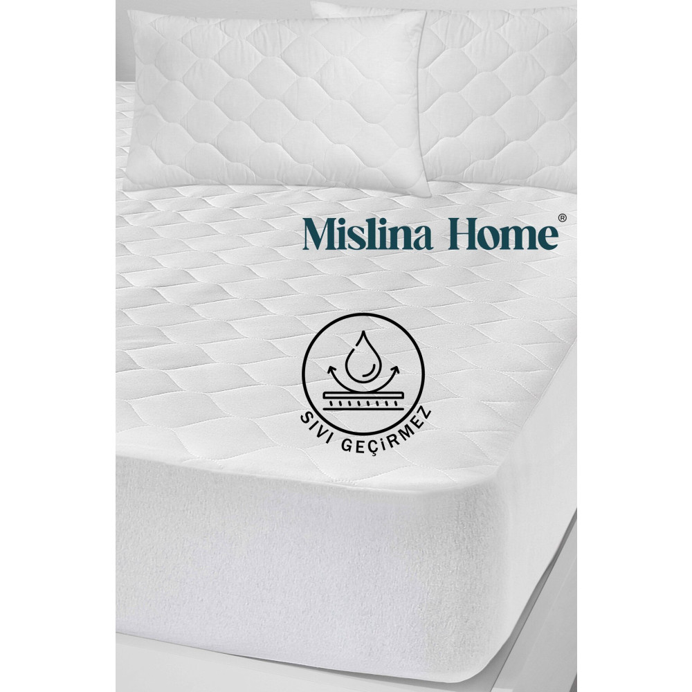 Mislina Home Kapitone Microfiber Fitted Full Kenar Sıvı Su Geçirmez Tek Kişilik Yatak Koruyucu Alezi 60 x 120 Beden Alez / Yatak Koruyucu Fiyatı