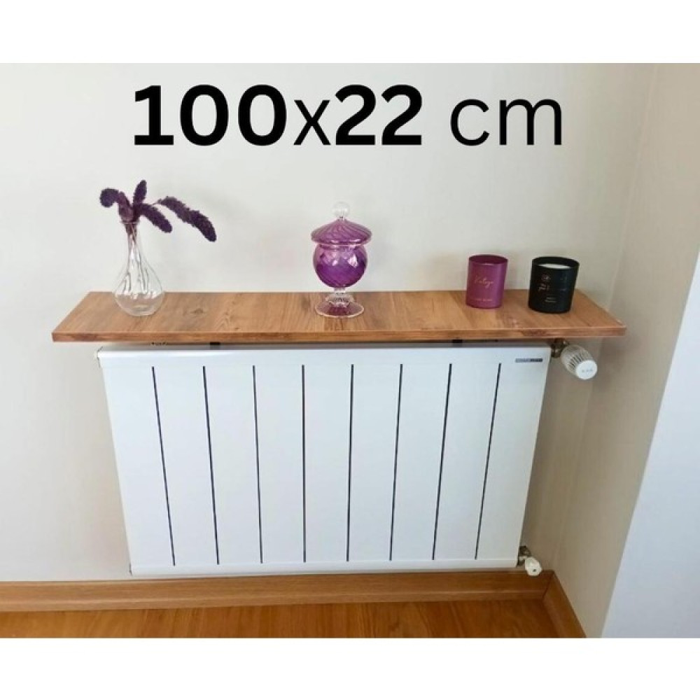Mismuka Atlantik Çam Petek Üstü Dresuar Montajsız Raf Tak Çıkar Pratik Modern Kalorifer Petek Üstü Uçan Raf - 100 cm Dresuar / Makyaj Masası Fiyatı