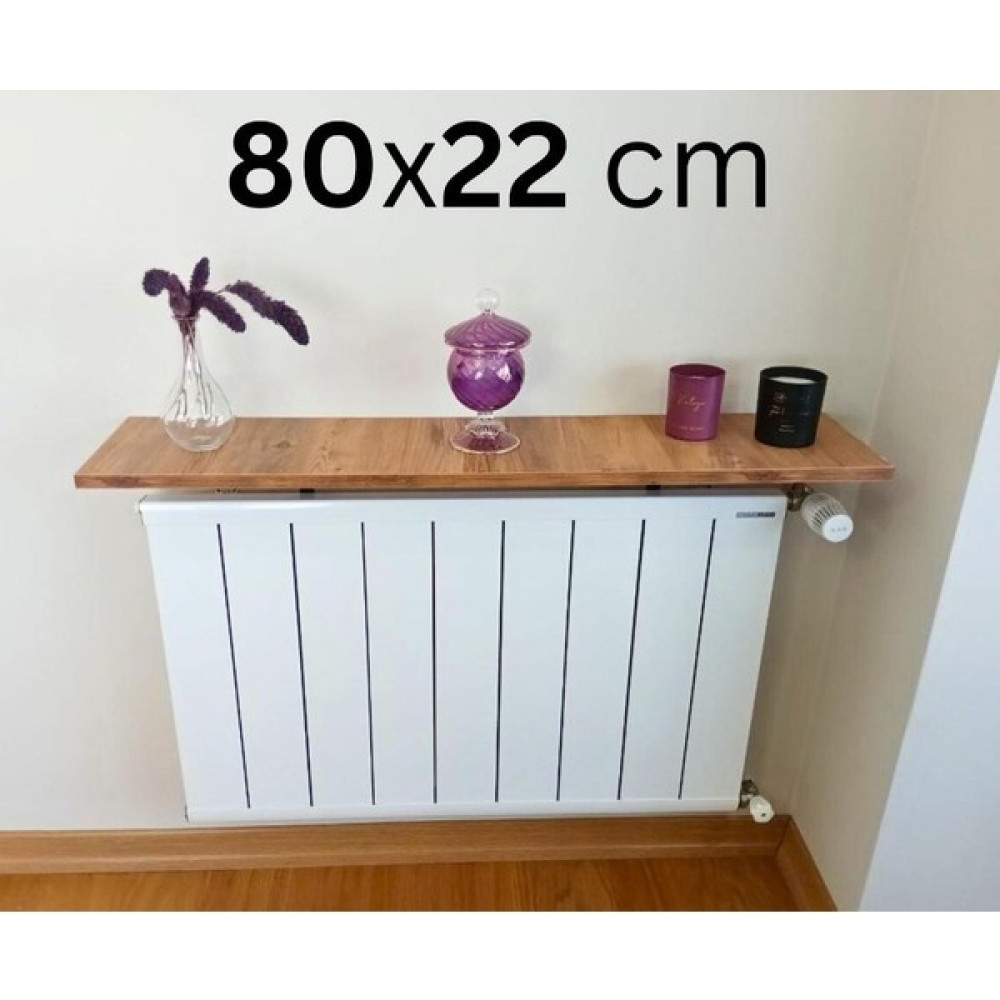 Mismuka Atlantik Çam Petek Üstü Dresuar Montajsız Raf Tak Çıkar Pratik Modern Kalorifer Petek Üstü Uçan Raf - 80 cm Dresuar / Makyaj Masası Fiyatı