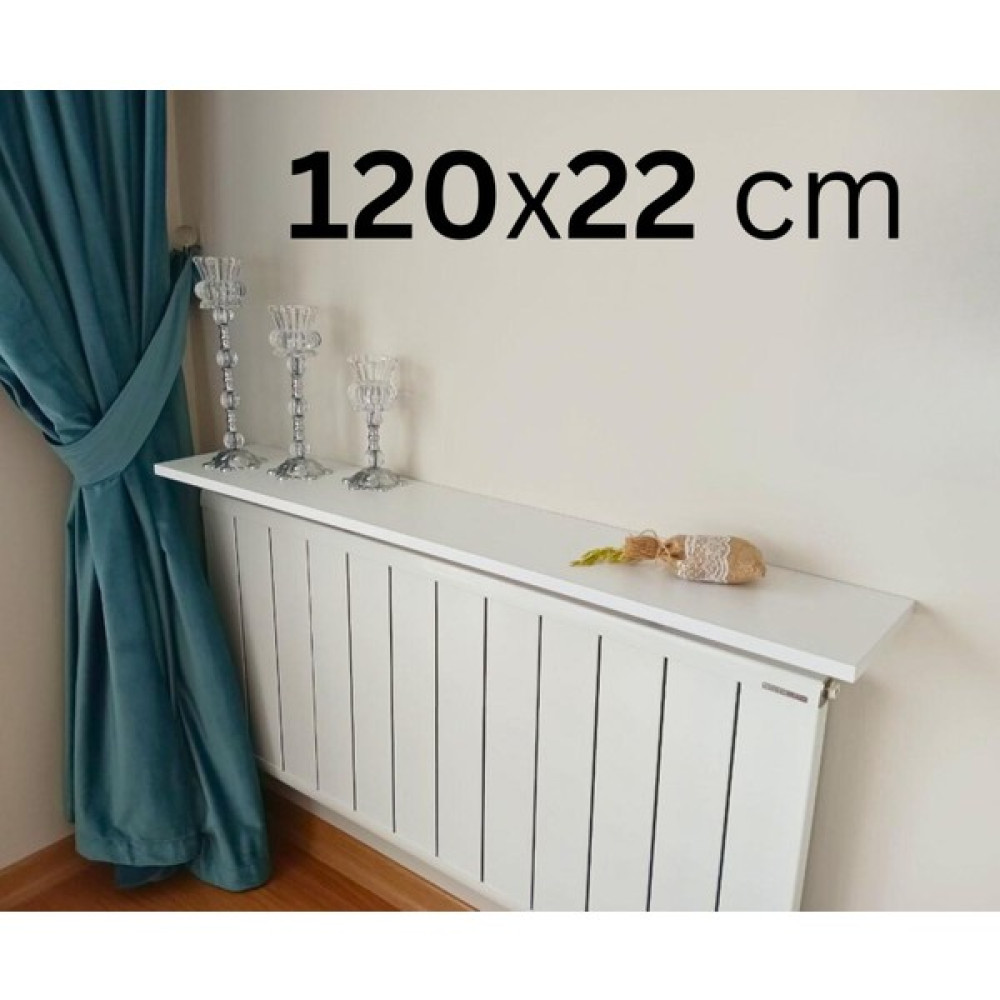Mismuka Beyaz Petek Üstü Dresuar Montajsız Raf Tak Çıkar Pratik Modern Dresuar Kalorifer Petek Üstü Uçan Raf - 120 cm Dresuar / Makyaj Masası Fiyatı