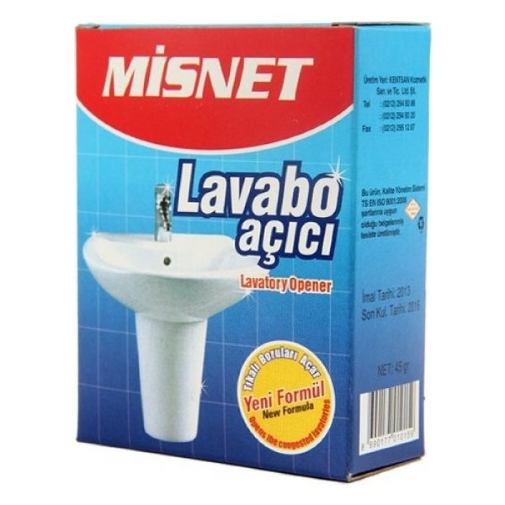 Misnet Kry Tedarik Misnet Lavabo Açıcı 5 x 45 gr - 50 gr Oto Boyaları Fiyatı