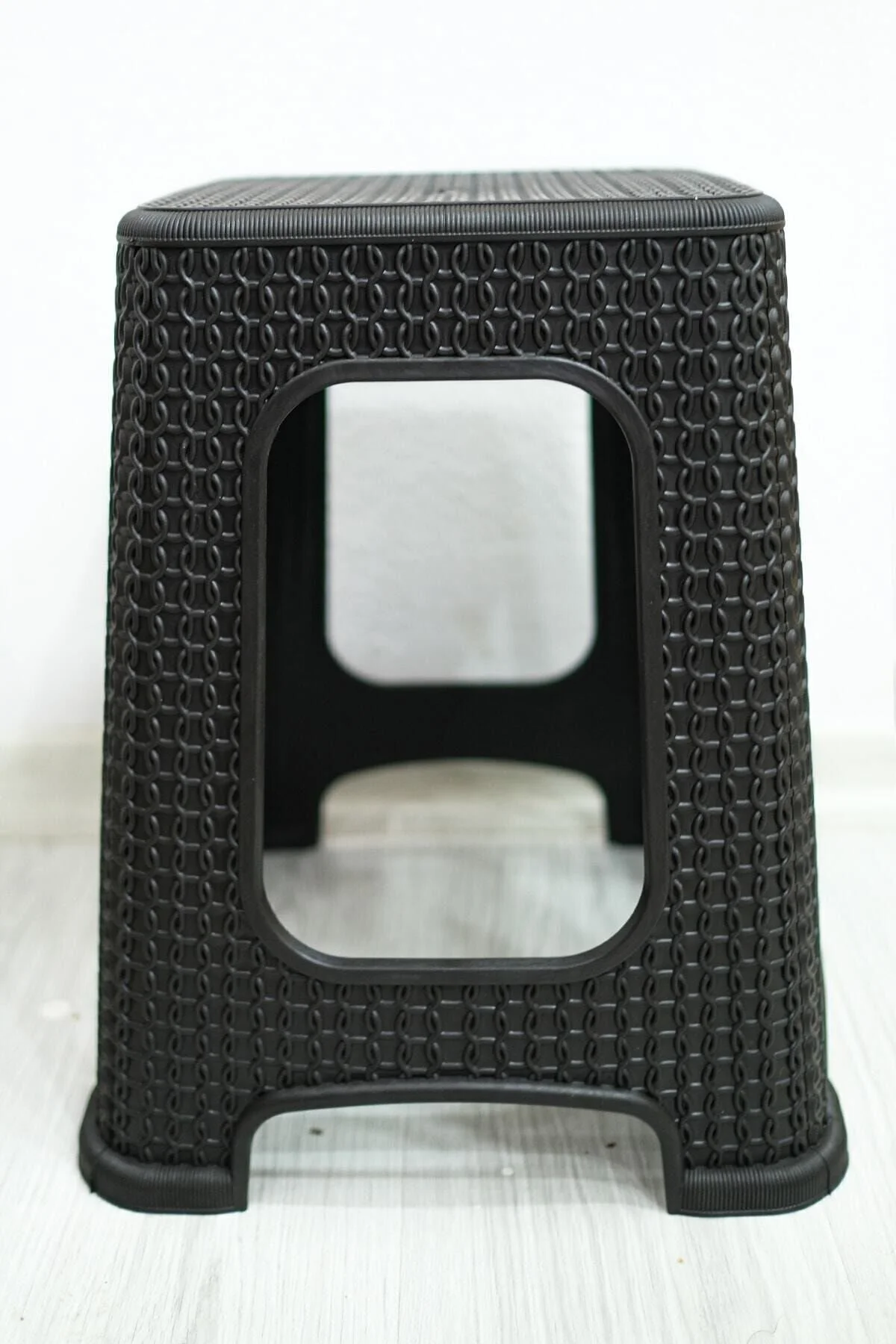 MİSP Star Rattan Büyük Plastik Tabure(KAHVERENGİ)" Standart Tabure Fiyatı