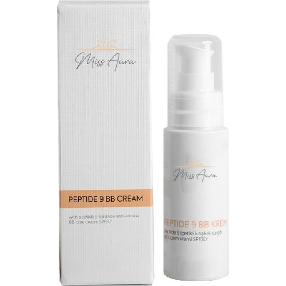Miss Aura Geliştirilmiştir. Peptide 9 Bb Krem Peptide 9 Içerikli Karşıtı Bb Bakım Kremi SPF30, 50ML Cilt ve Yüz Bakımı Fiyatı