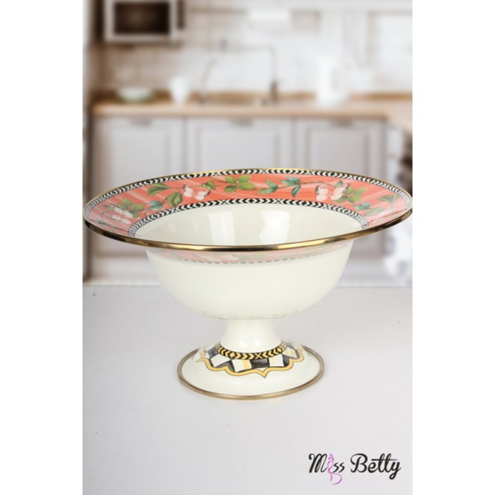 Miss Betty Emaye Ayaklı Meyvelik 20 cm Paradise Deluxe Kase Fiyatı