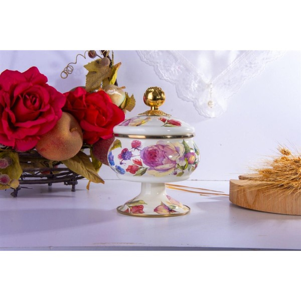 Miss Betty Rose Deluxe Emaye Ayaklı Şekerlik Saklama Kapları Fiyatı