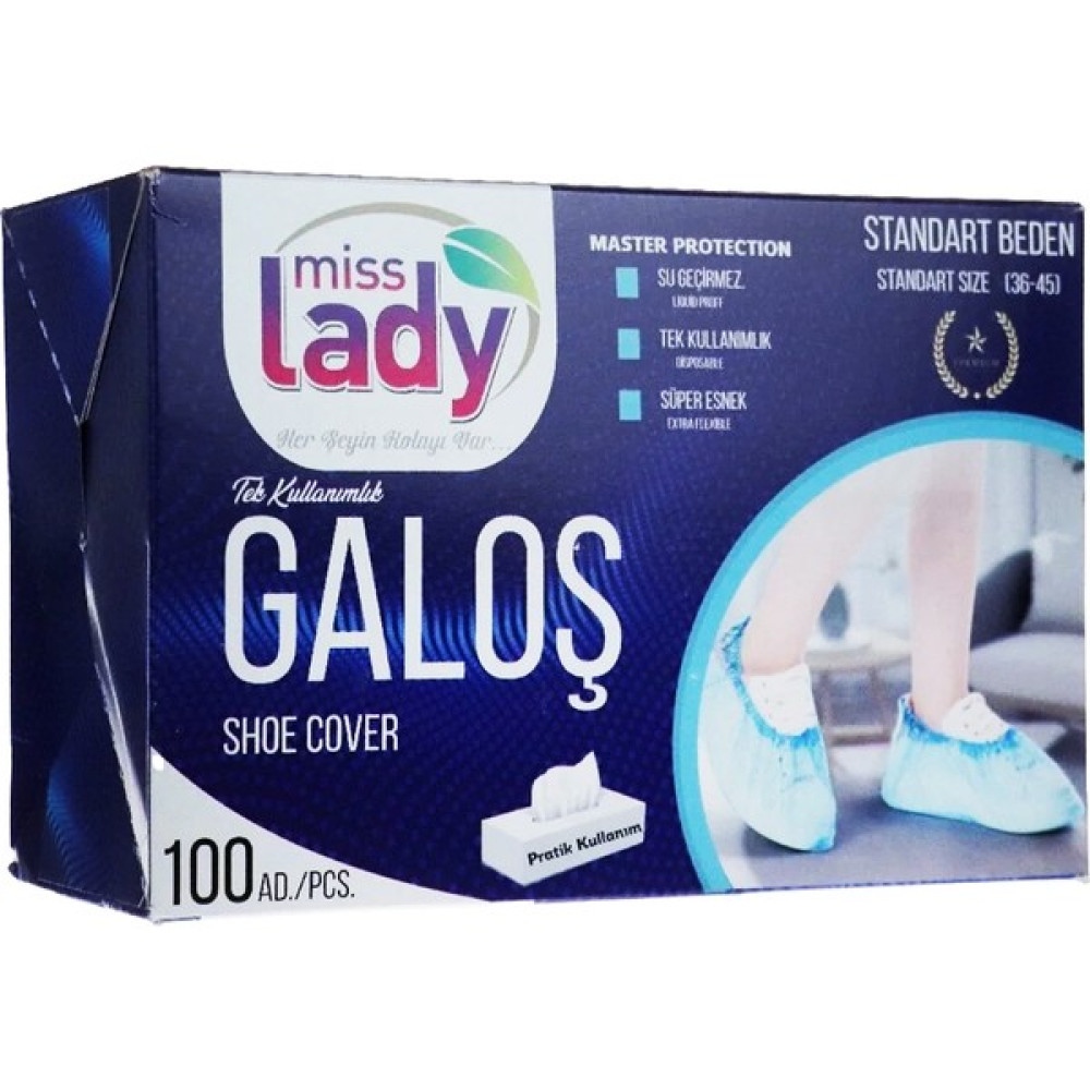 Miss Lady Tek Kullanımlık Galoş 100 Parça Oto Boyaları Fiyatı