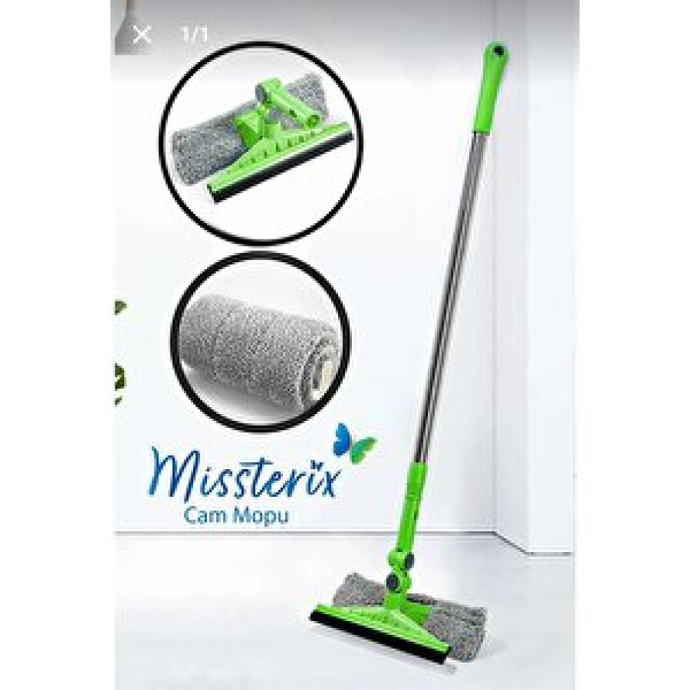 Miss Lady Teleskobi̇k Çi̇ft Tarafli Prati̇k Cam Si̇lme Apartli Uzayabi̇len Cam Mopu Paspas Fiyatı
