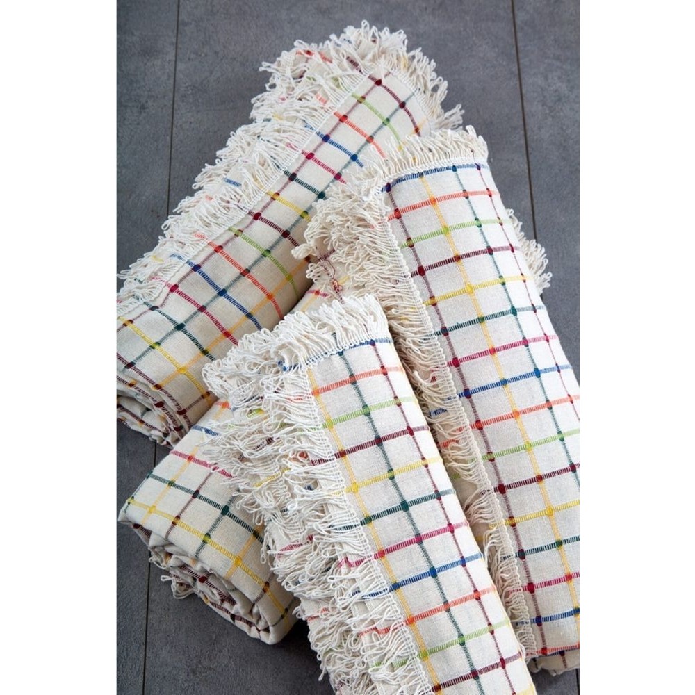 Miss Linda Home Collection %100 Pamuklu Buldan Işi Çekyat Örtüsü 180 x 250 cm - Renkli Diğer Fiyatı