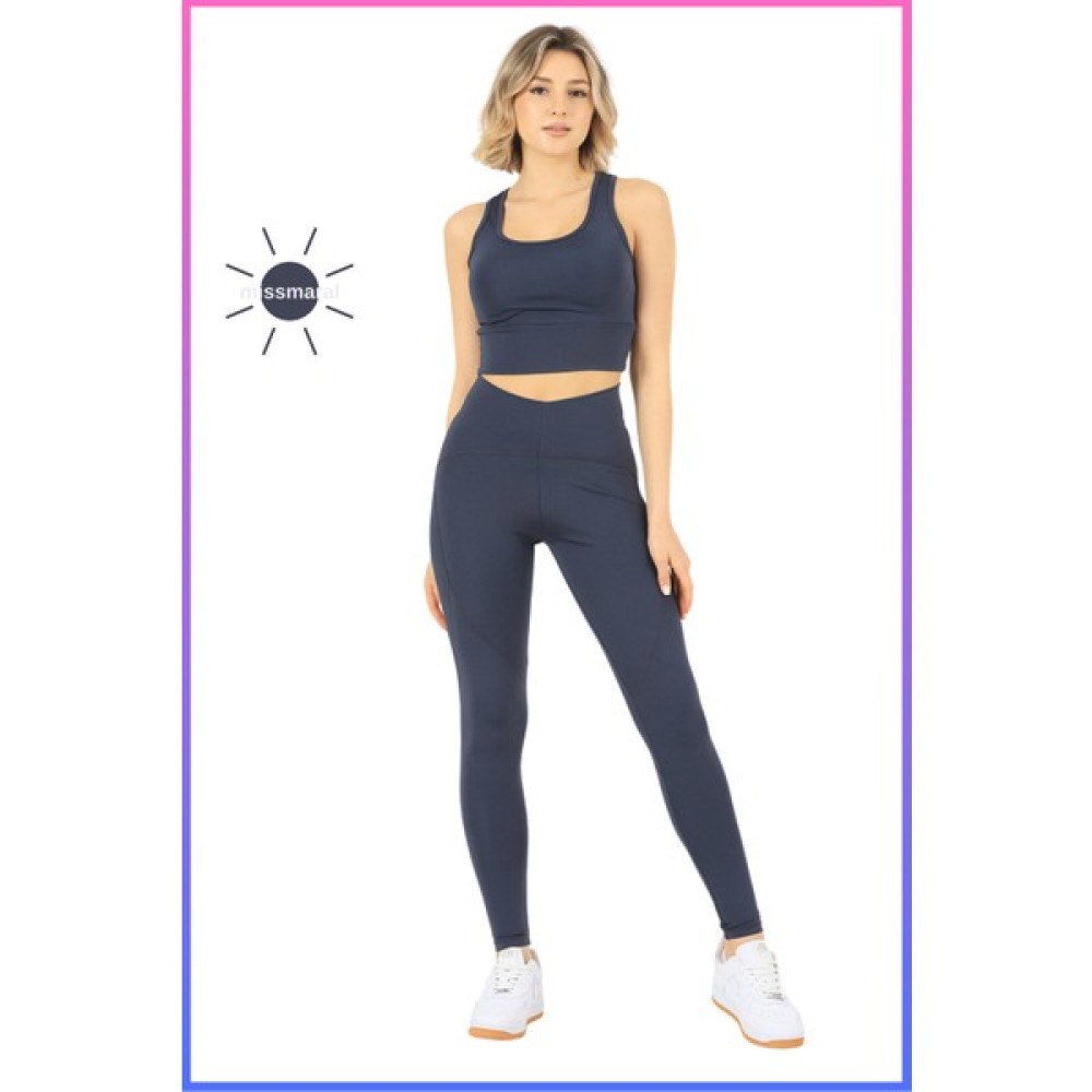 Miss Maral Kadın Antrasit Halter Yaka Crop Top Aktif Spor ve Günlük Dalgıç Lycralı Çift Kat Kumaş 5066 Bluz Fiyatı