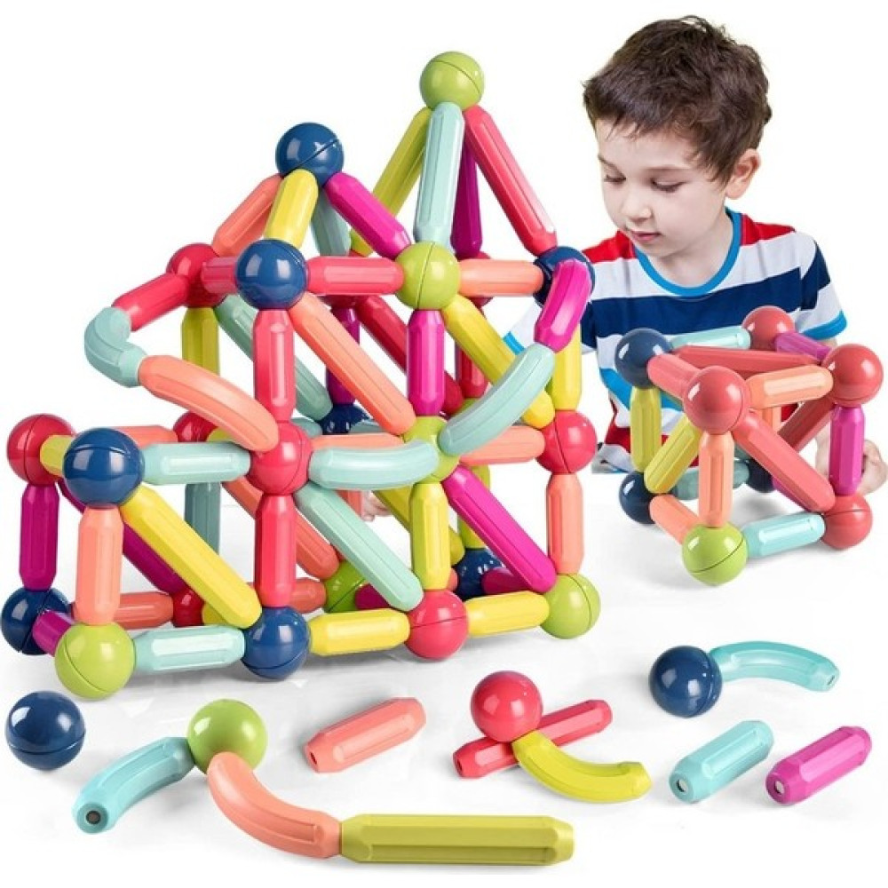 Miss Play Liveasy 42 Adet Büyük Boy Manyetik Çubuk Yapı Taşları (Yurt Dışından) Legolar ( Yapım Oyuncakları ) Fiyatı
