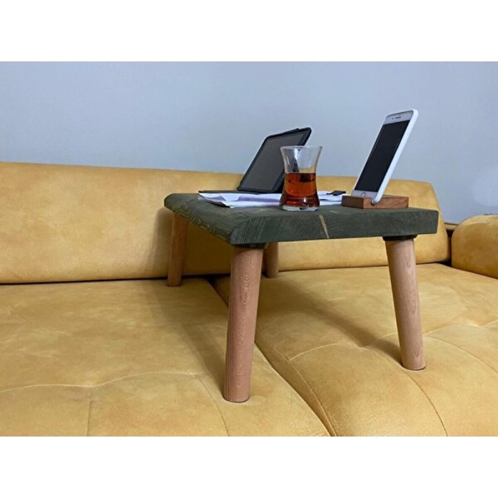Miss Worble Laptop Sehpası Koltuk Kanepe Yatak Için - 35 x 50 x 30 cm - Yeşil Sehpa Fiyatı
