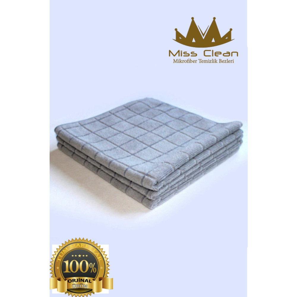 MissClean ( 3 Adet ) Mikrofiber Mutfak Temizlik Bezi 40*40 Cm Leke Tutmaz Koku Yapmaz Temizlik Malzemeleri Fiyatı