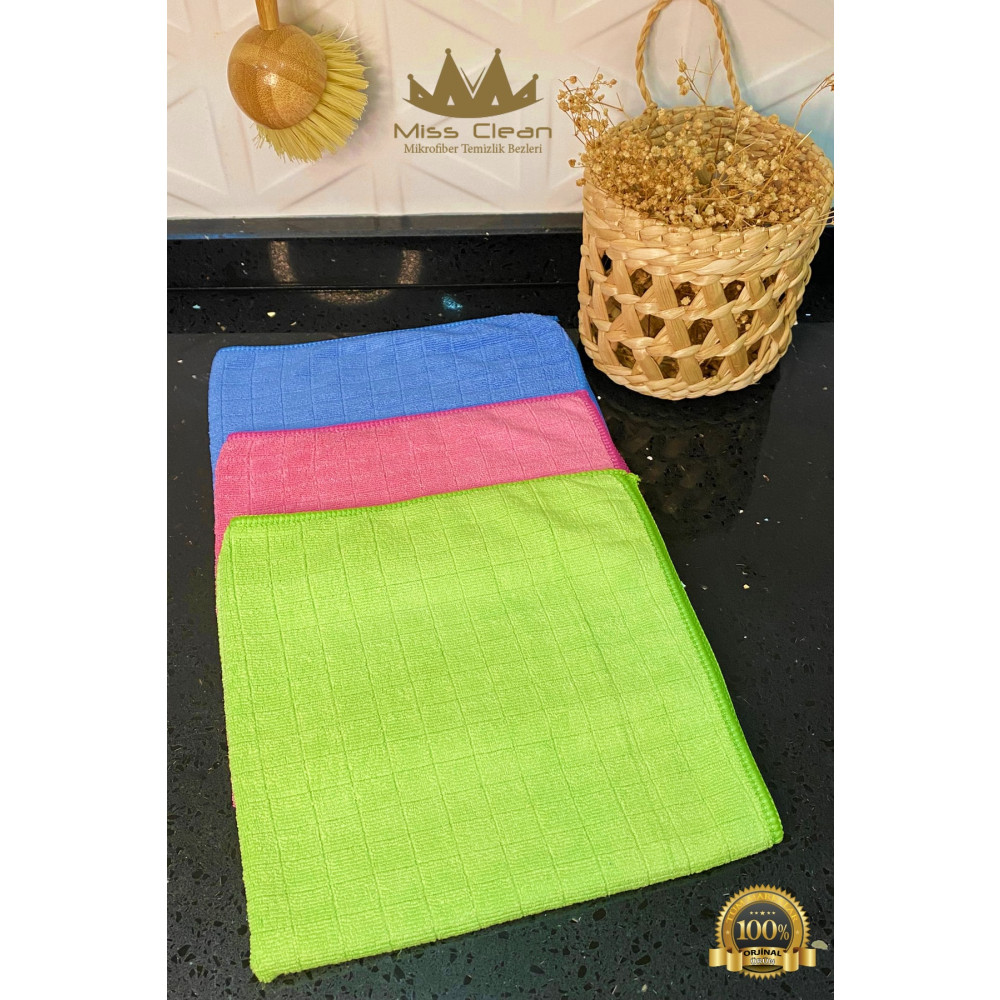 MissClean ( 3 Adet ) Sihirli Mutfak Bezi Süpe Su Emici Leke Tutmaz 40*40 Cm Temizlik Malzemeleri Fiyatı