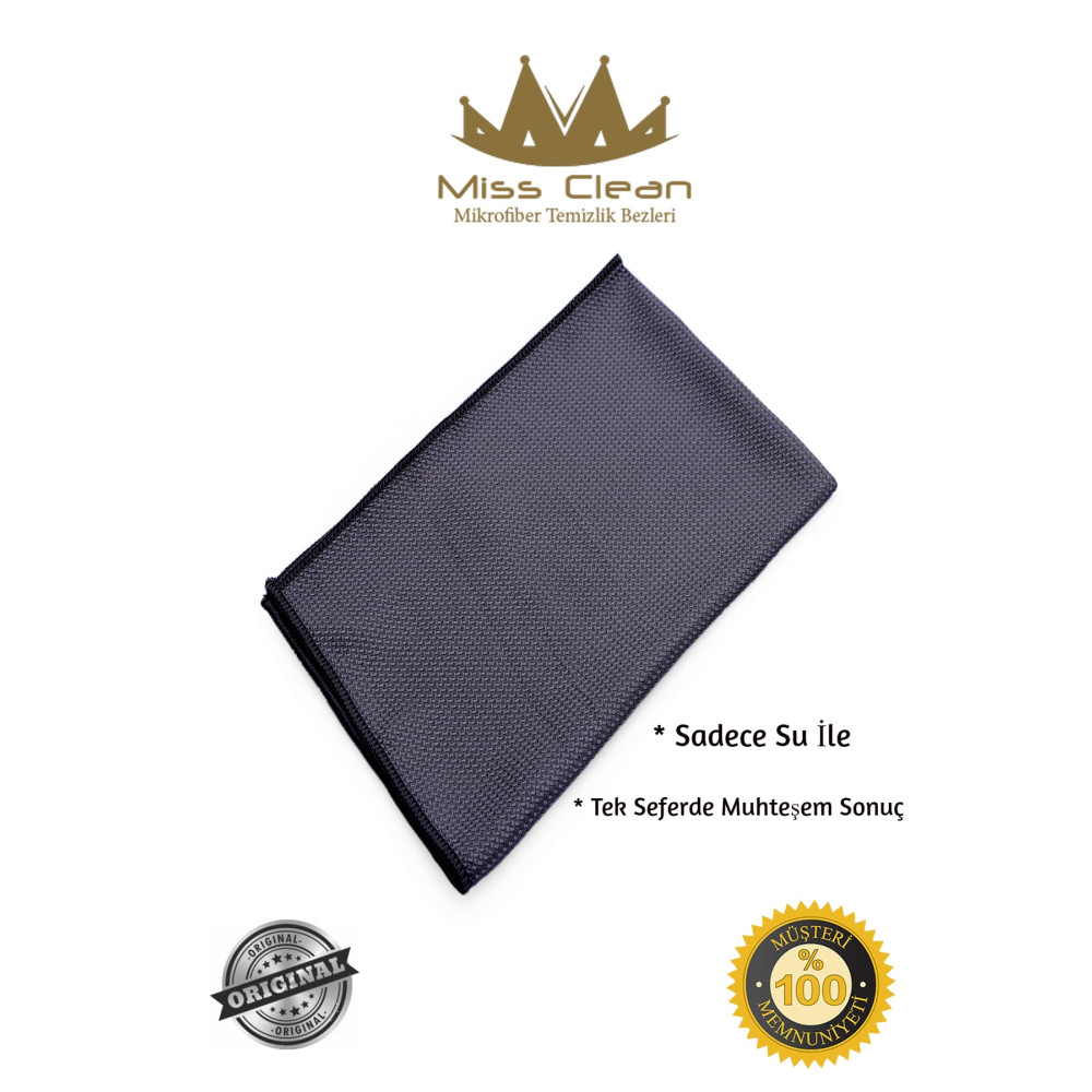 MissClean Mikrofiber Cam Ve Ayna Temizlik Bezi 40*60 Cm Temizlik Malzemeleri Fiyatı