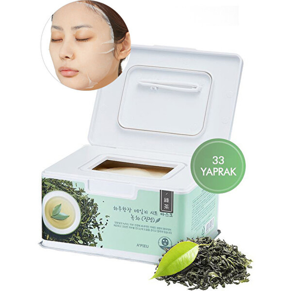 Missha A'Pieu Daily Sheet Mask (Green Tea/Soothing) Maskeler Fiyatı