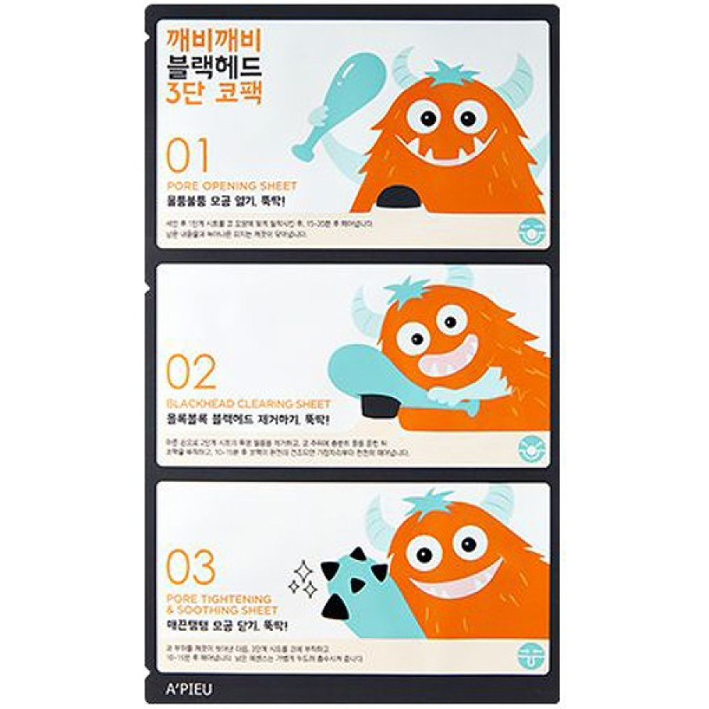 Missha A'Pieu Goblin Blackhead 3-Step Nose Pack Maskeler Fiyatı