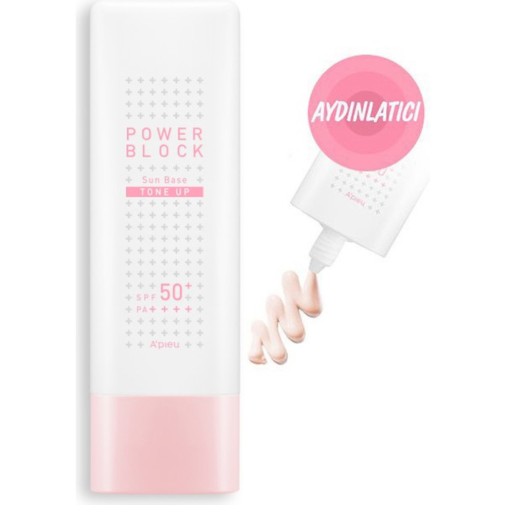 Mıssha A'pıeu Power Block Tone Up Sun Base Pink SPF50+/PA++++ Güneş Kremleri ve Losyonları Fiyatı