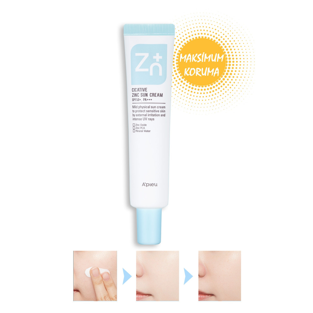 Missha Çinko İçerikli Mineral Güneş Koruyucu SPF50+/PA++++ 40g APIEU Cicative Zinc Sun Cream SPF50+/PA++++ Güneş Kremleri ve Losyonları Fiyatı
