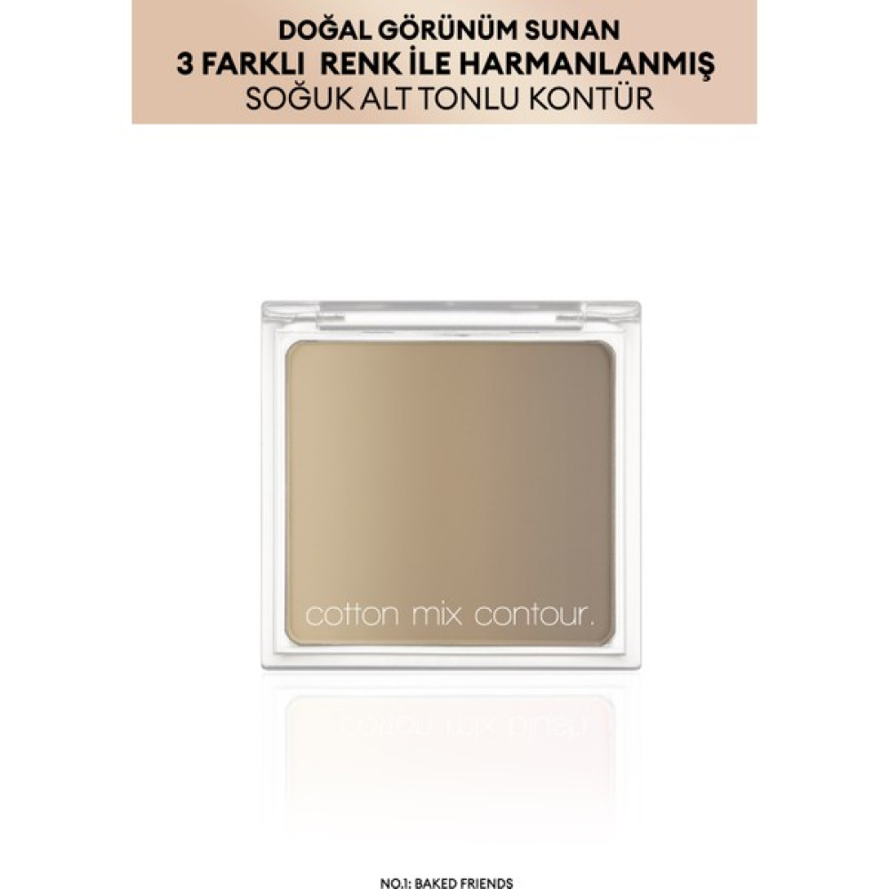 MISSHA Doğal Görünümlü , 3 Farklı Tonlama Sağlayan Kontür. Cotton Mix Contour (No.1) Allık Fiyatı