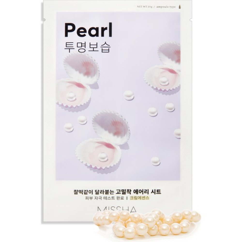 Mıssha Doğal Inci Içeren Yaprak Maske - Airy Fit Sheet Mask (Pearl) - Pearl Maskeler Fiyatı