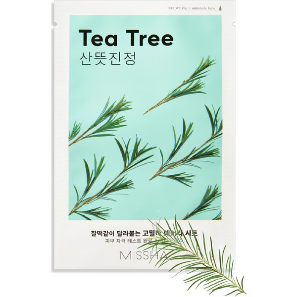 Mıssha Hassas Ciltler Için Çay Ağacı Özü Içeren Yaprak Maske - Airy Fit Sheet Mask (Tea Tree) - Tea Tree Maskeler Fiyatı