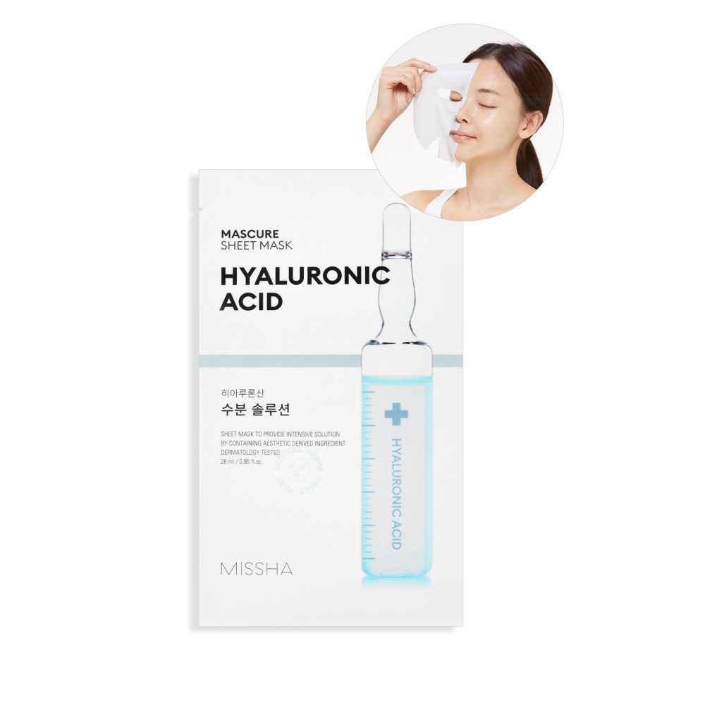 Missha Hyalüronik Asit İçerikli Nemlendirici Yaprak Maske (1ad) Mascure Hydra Solution Sheet Mask Cilt ve Yüz Bakımı Fiyatı