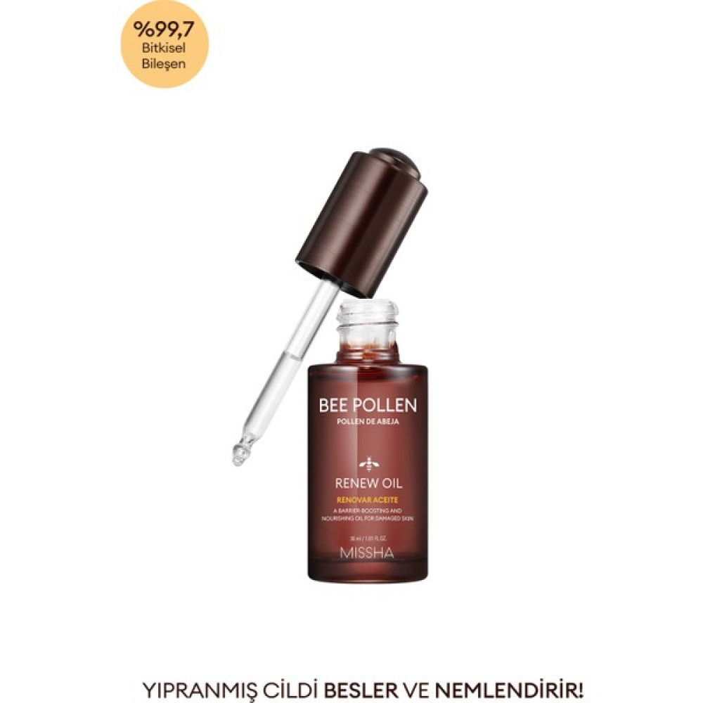 MISSHA Kuruluktan Kaynaklı Yıpranmış Ciltler Için Arı Poleni Içeren Bakım Yağı Bee Pollen Renew Intense Oil Nemlendiriciler Fiyatı